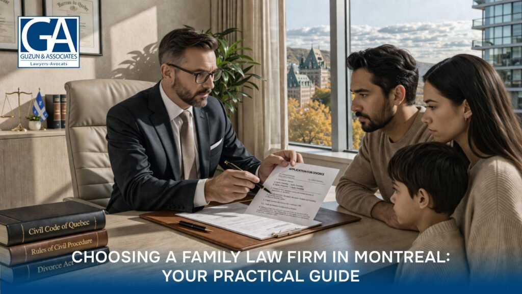 Choosing a Family Law Firm in Montreal: Your Practical Guide