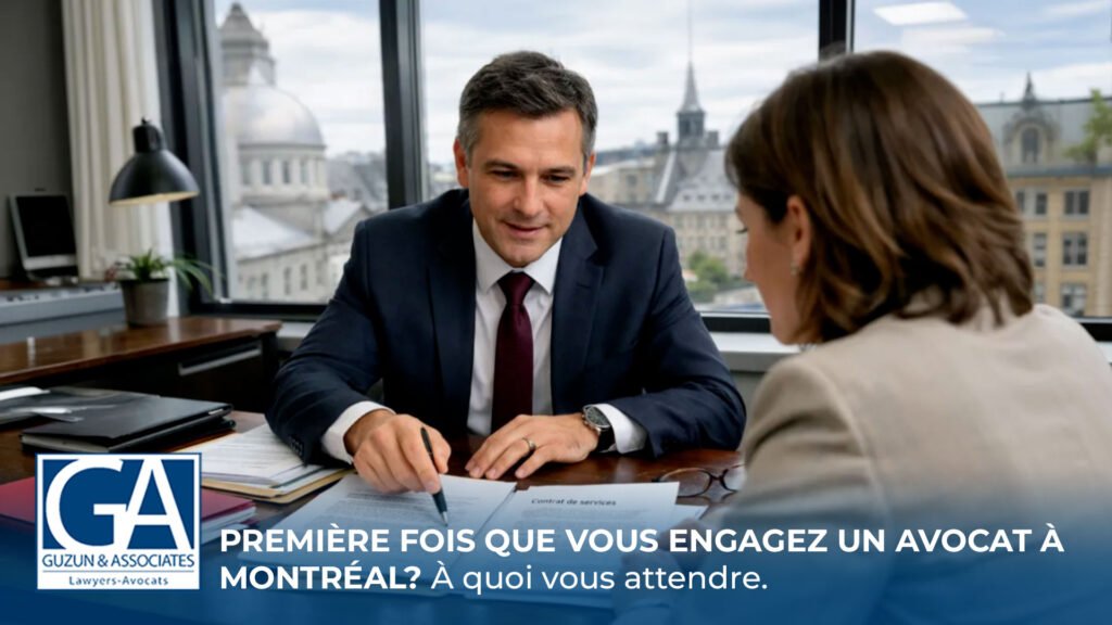 Vous engagez un avocat à Montréal pour la première fois ? À quoi vous attendre