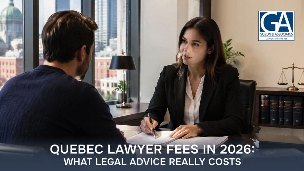 Quebec Lawyer Fees in 2026: What Legal Advice Really Costs
