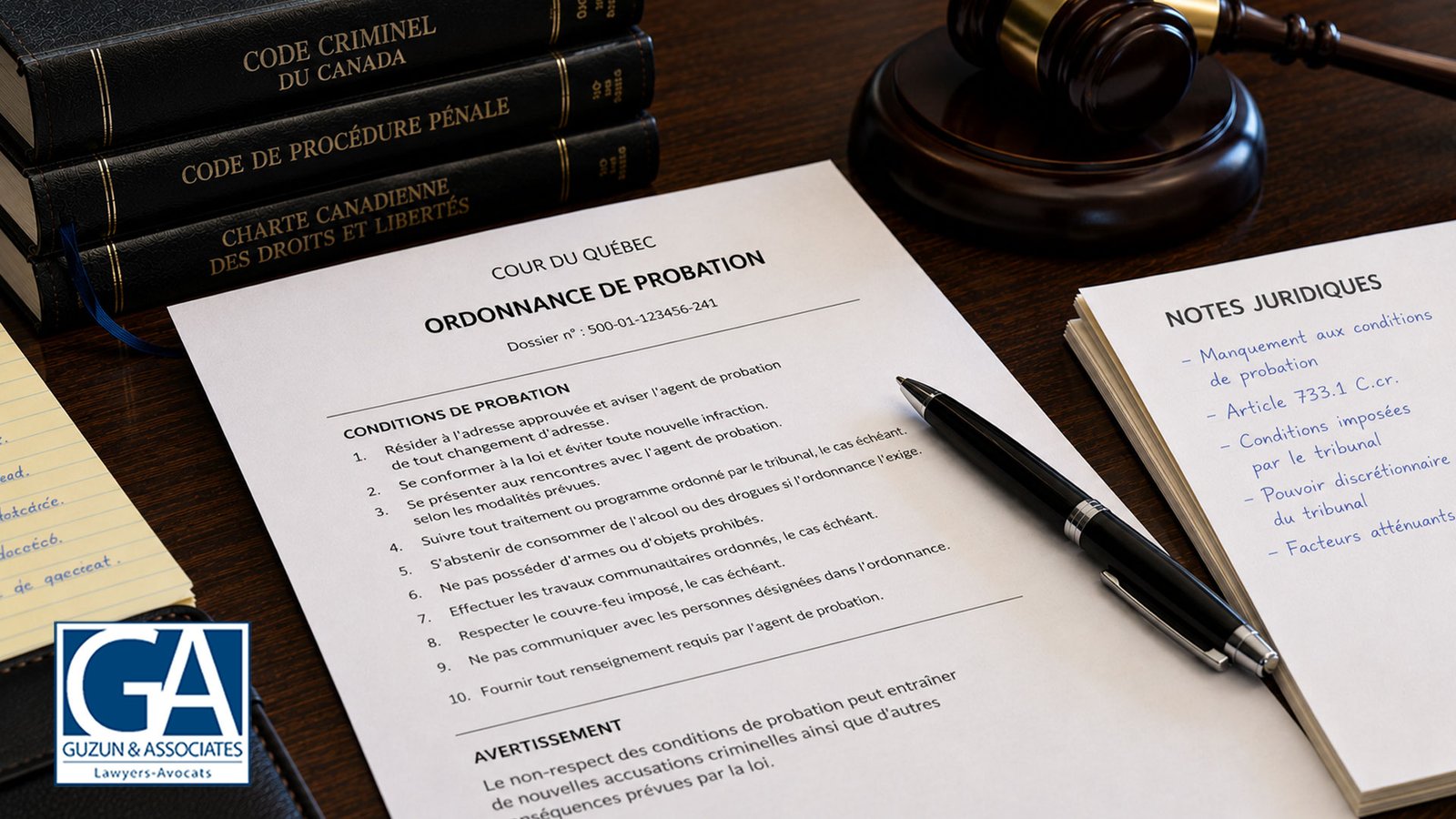 Understanding Probation Orders in Quebec: Conditions, Breaches, and Record Impact 1
