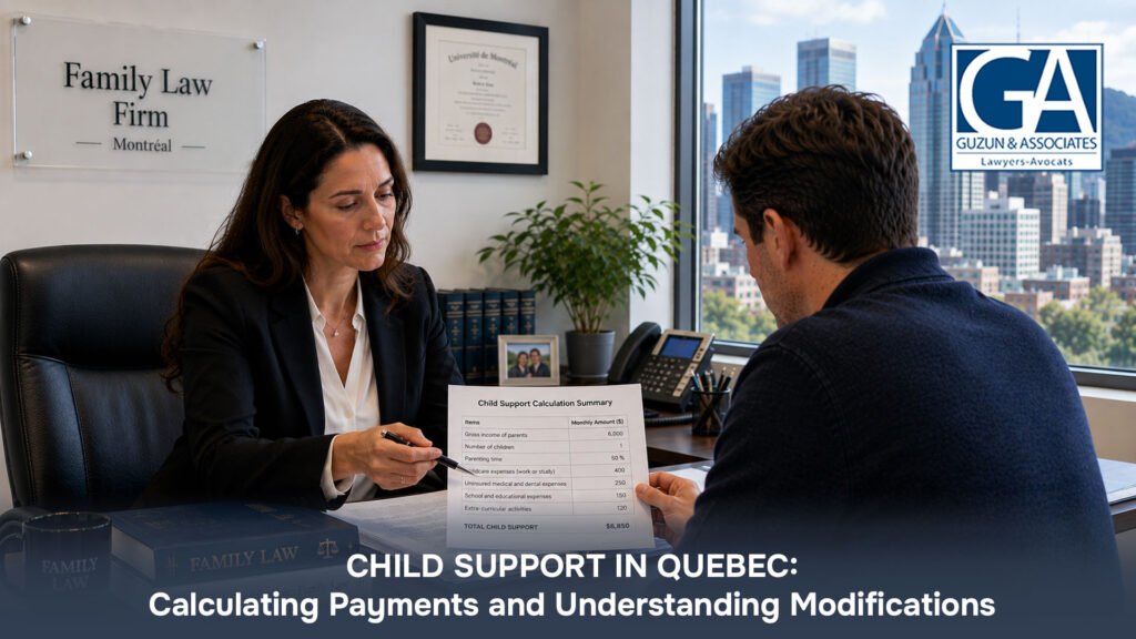 Child Support in Quebec: Calculating Payments and Understanding Modifications