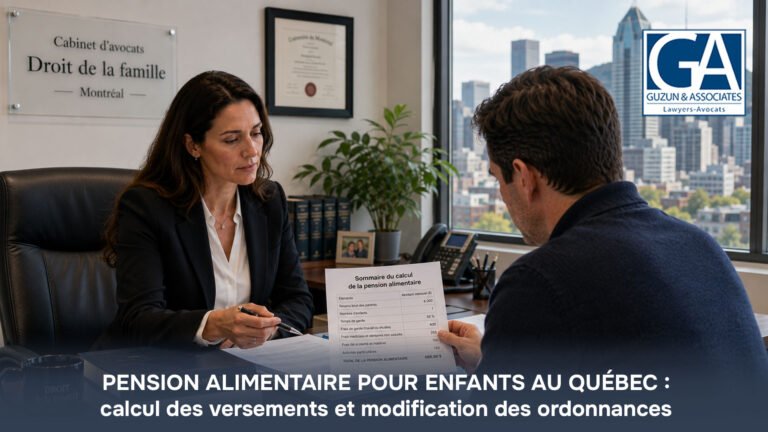 Pension alimentaire pour enfants au Québec : calculer les paiements et comprendre les modifications